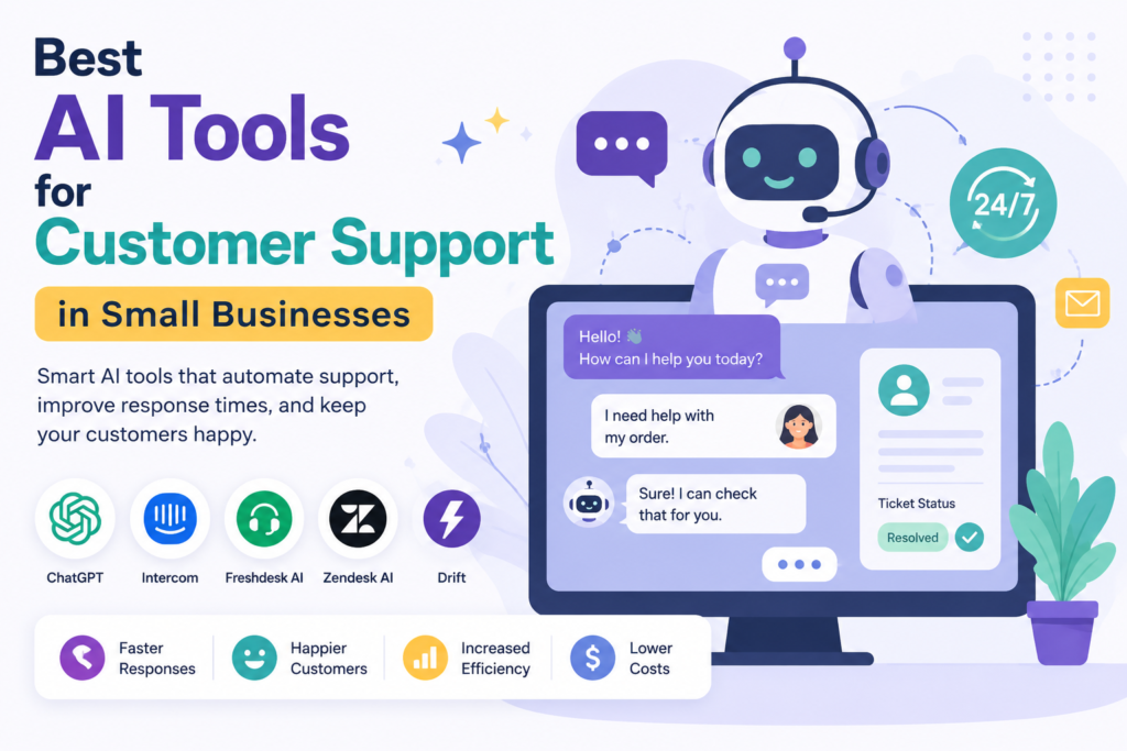 Best AI tools for customer support helping small businesses automate service and improve customer satisfaction