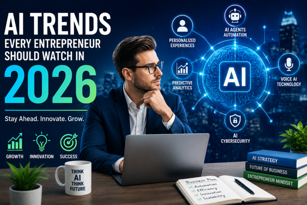 AI trends every entrepreneur should watch in 2026 to grow and automate their business