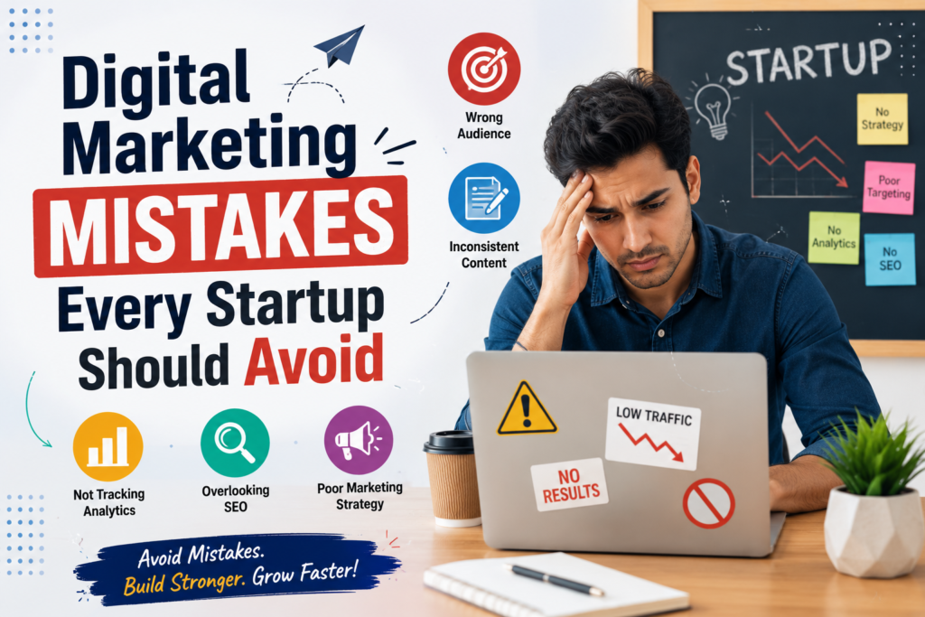 Digital marketing mistakes every startup should avoid